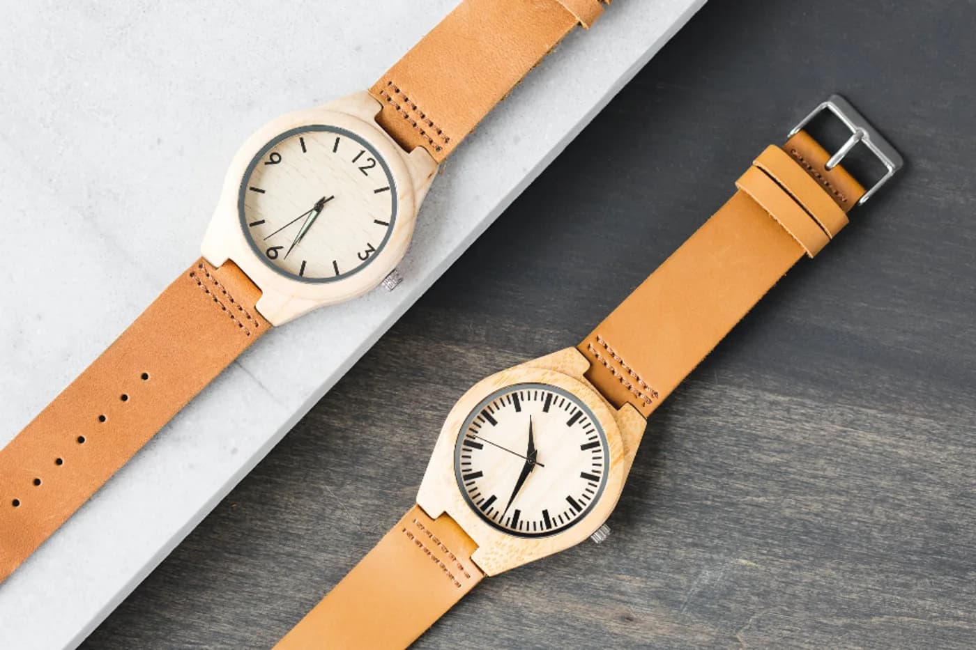 Pulse Hybrid Watch, Walnut Edition
